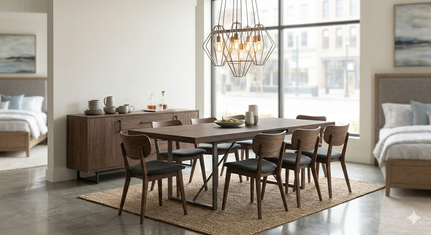 6-seater teak dining set