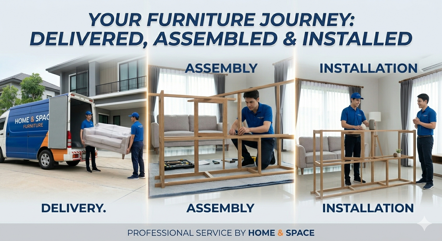 Delivery and assembly