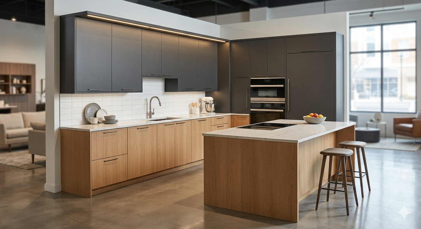 Custom kitchen island
