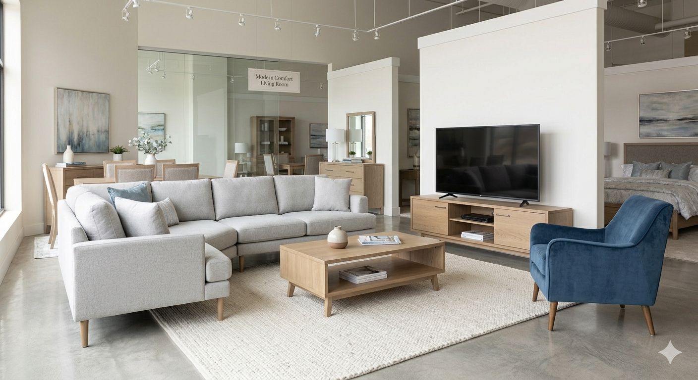 L-shape sofa living room