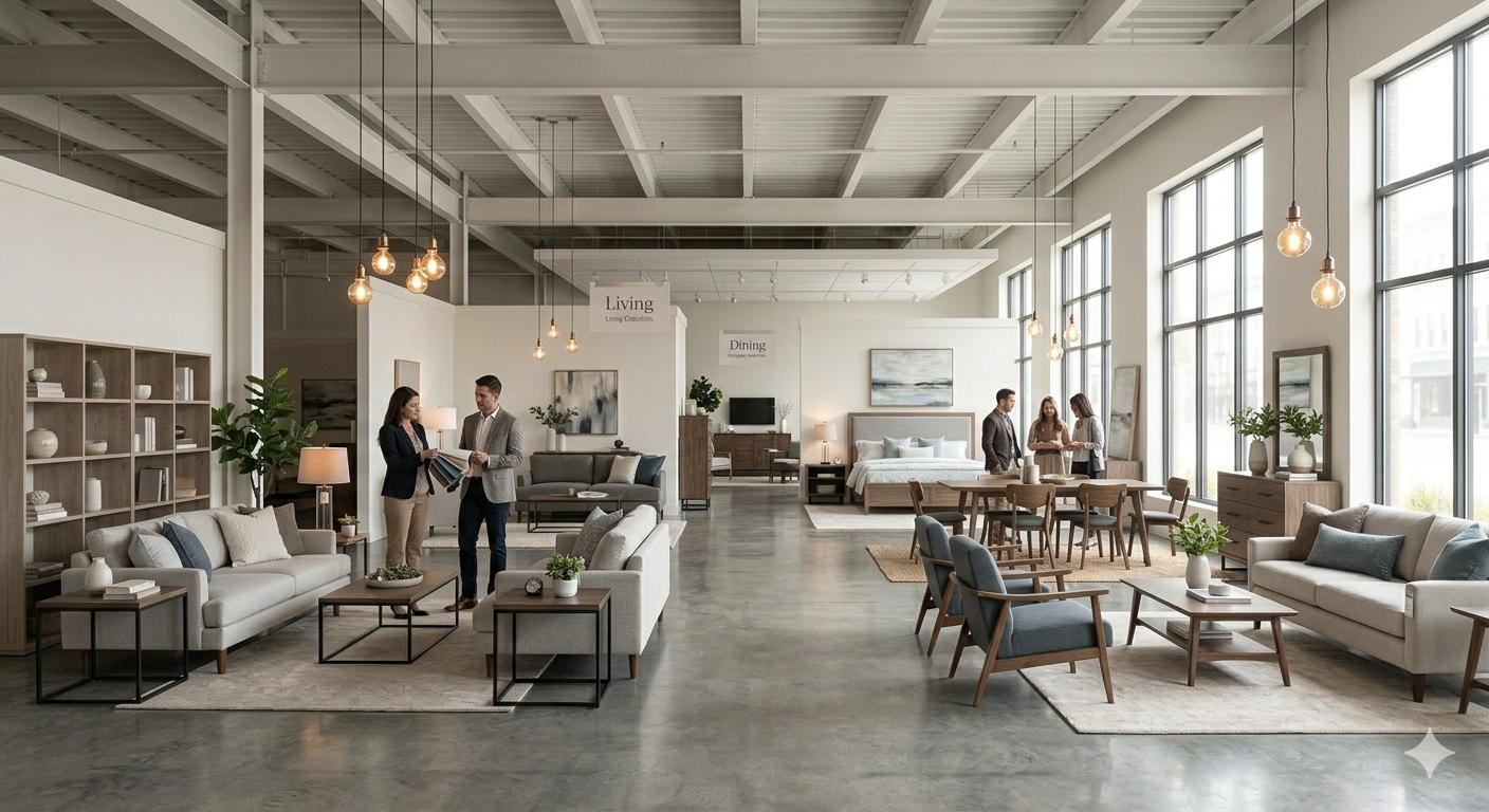 Your Furniture showroom entrance
