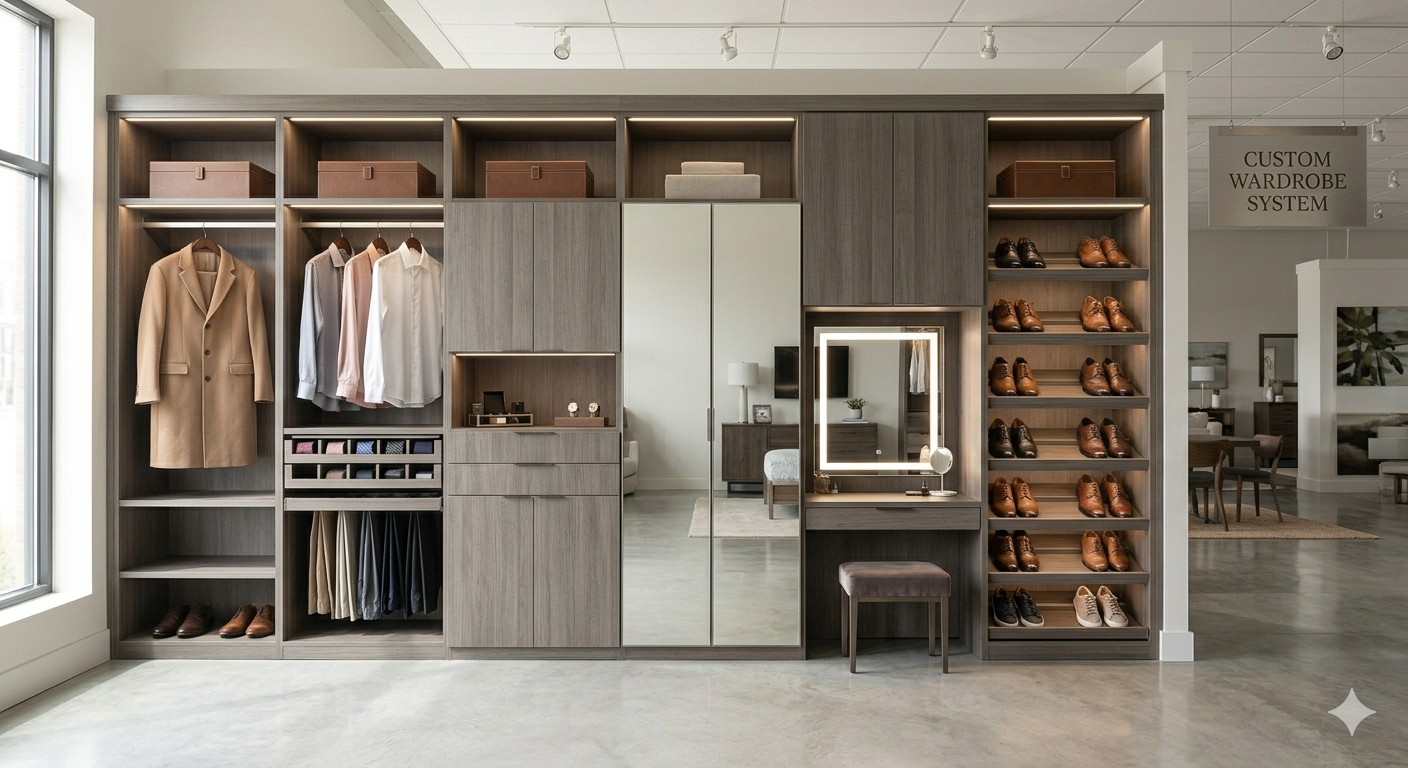 Custom built-in wardrobe